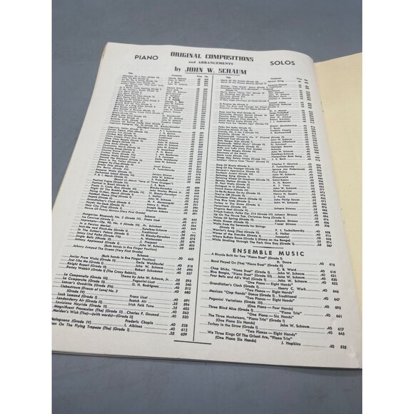 Master melodies book from the great concertos for piano Belwin inc. 27 PG READ - Picture 6 of 7